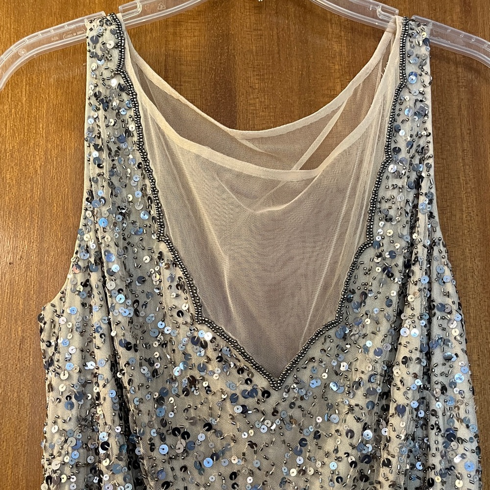 Beaded FRONT+BACK - Sparkling Sequin Mini Dress